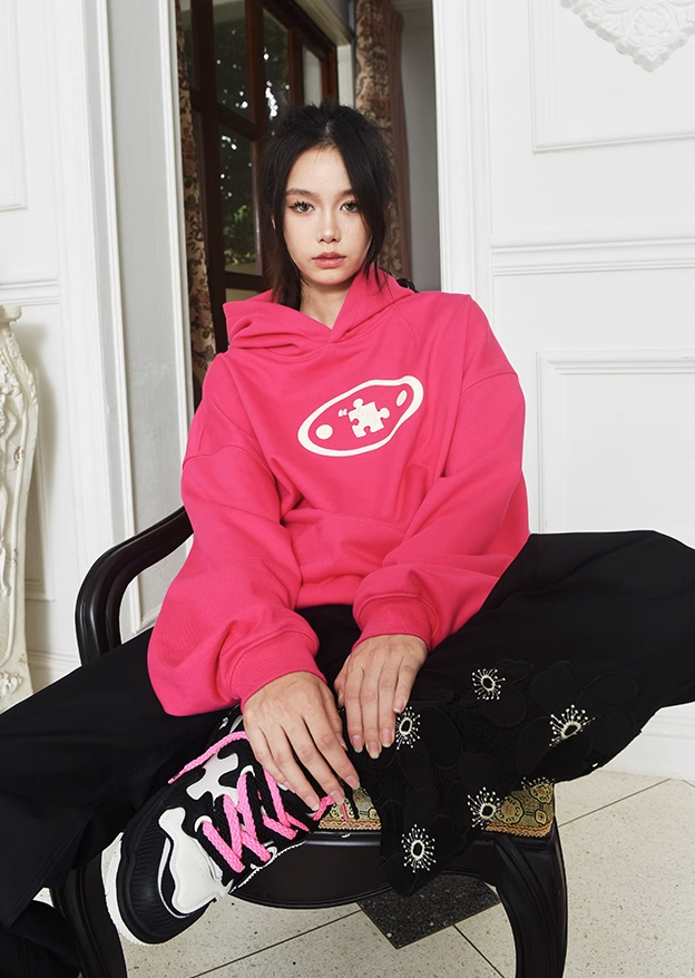 Bold Cyclone Foam Big Logo Hoodie - chiclara