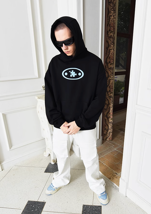 Bold Cyclone Foam Big Logo Hoodie - chiclara