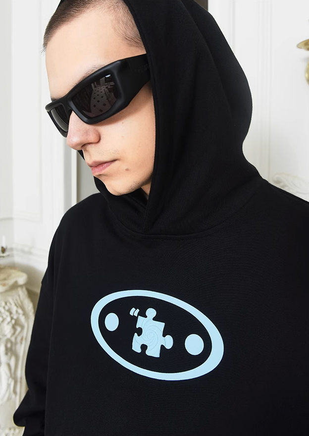 Bold Cyclone Foam Big Logo Hoodie - chiclara