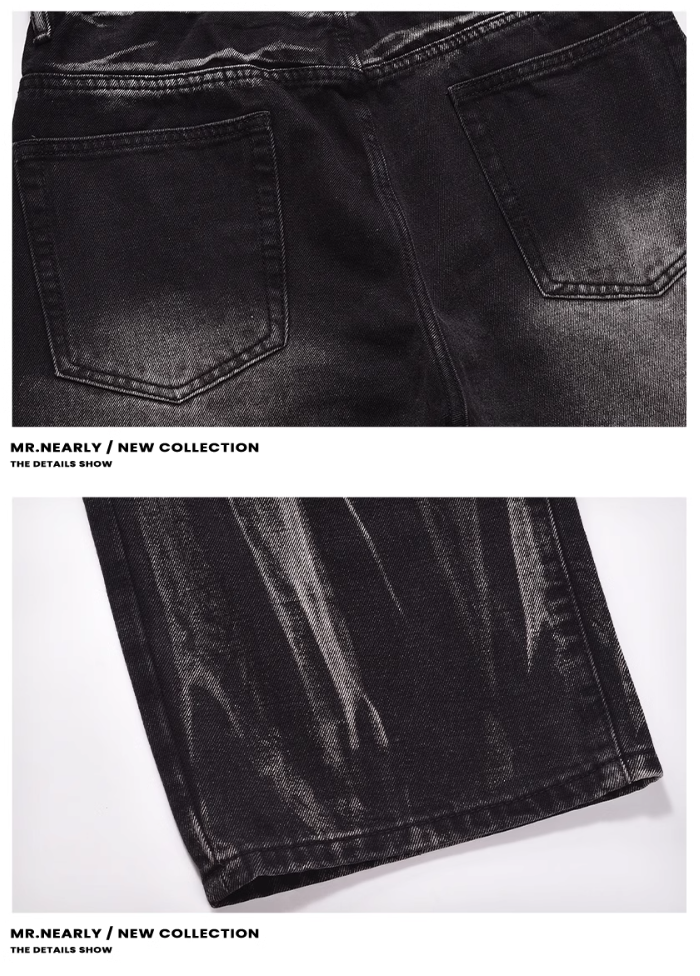 Obsidian Fade Wide-Leg Denims - chiclara