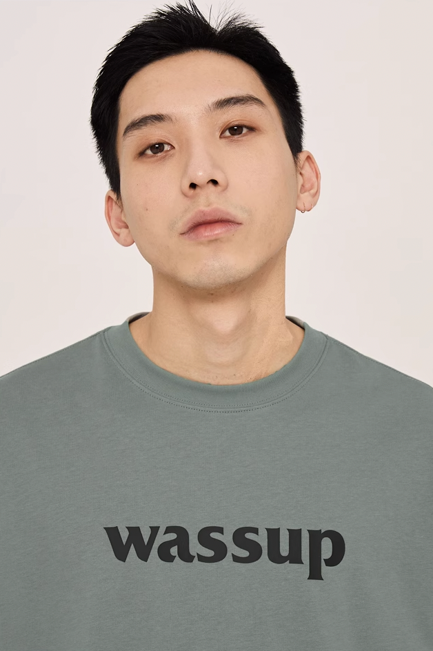 Classic Basic Logo Printed Long Sleeved Tee - chiclara