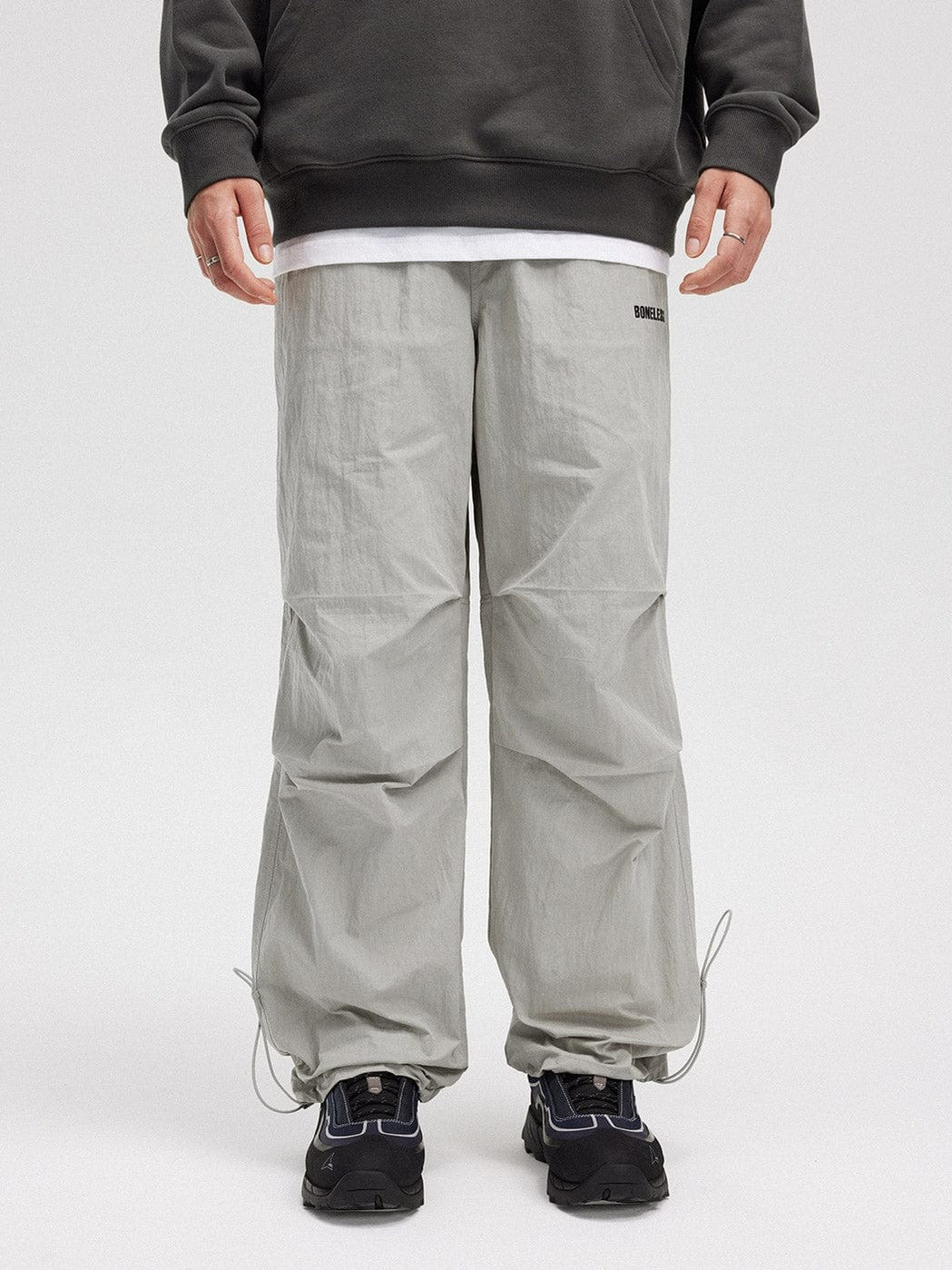 Drawstring Ankle Track Pants