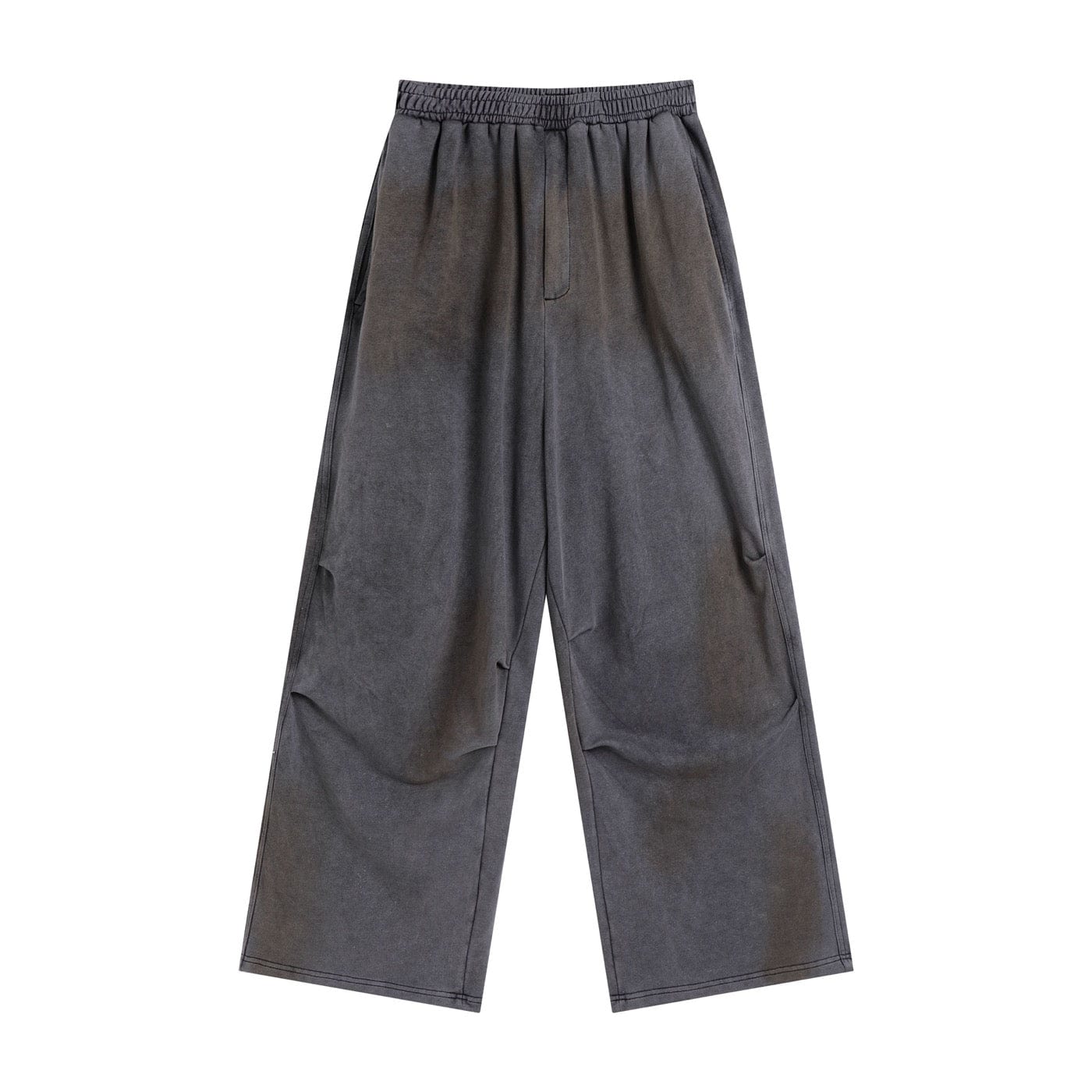 Pantalones de chándal de las piernas abiertas angustiadas