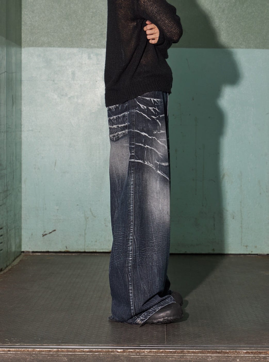 Jeans ancho