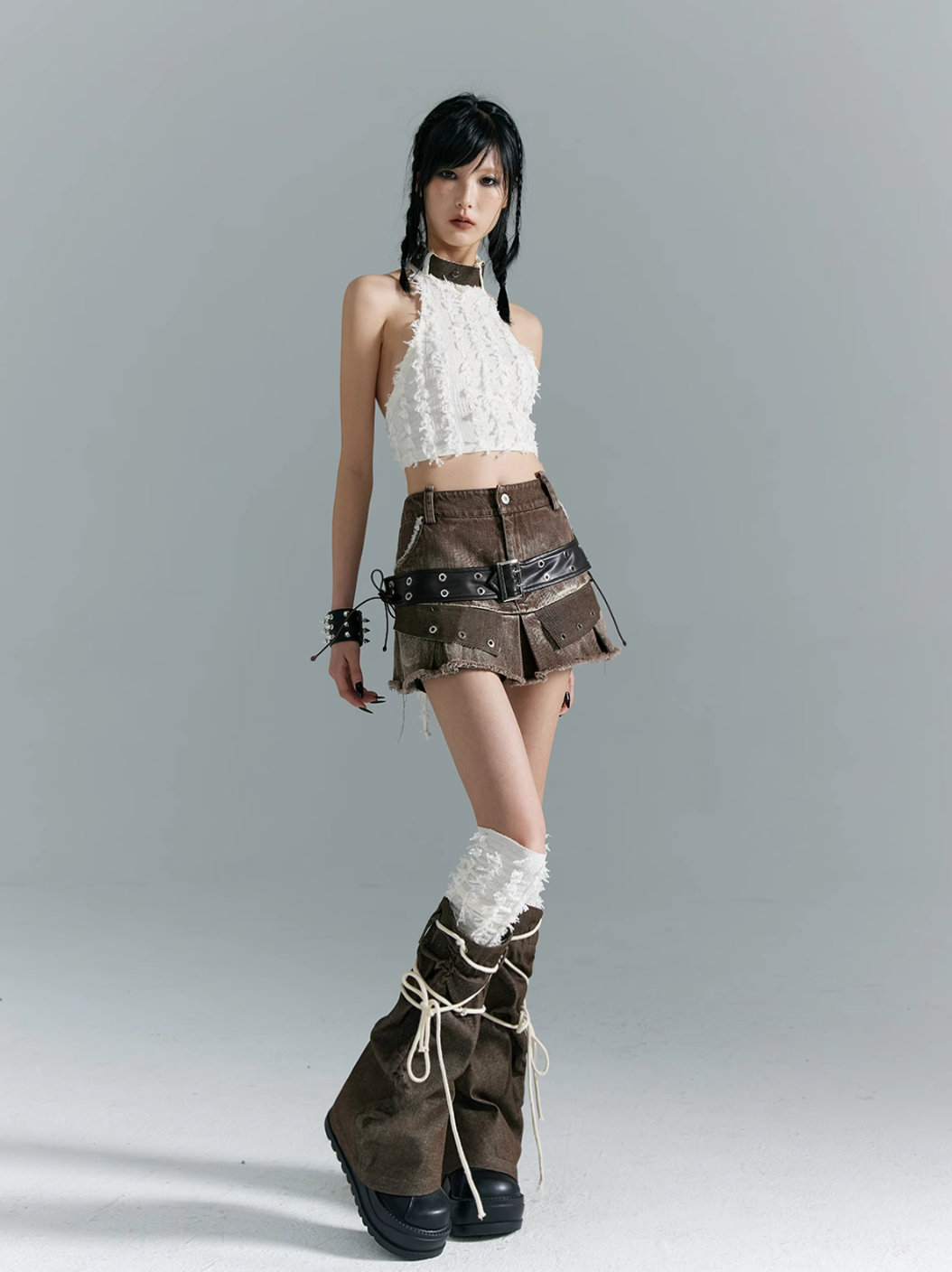 Frustration Garden Gothic Punk Cargo Shorts