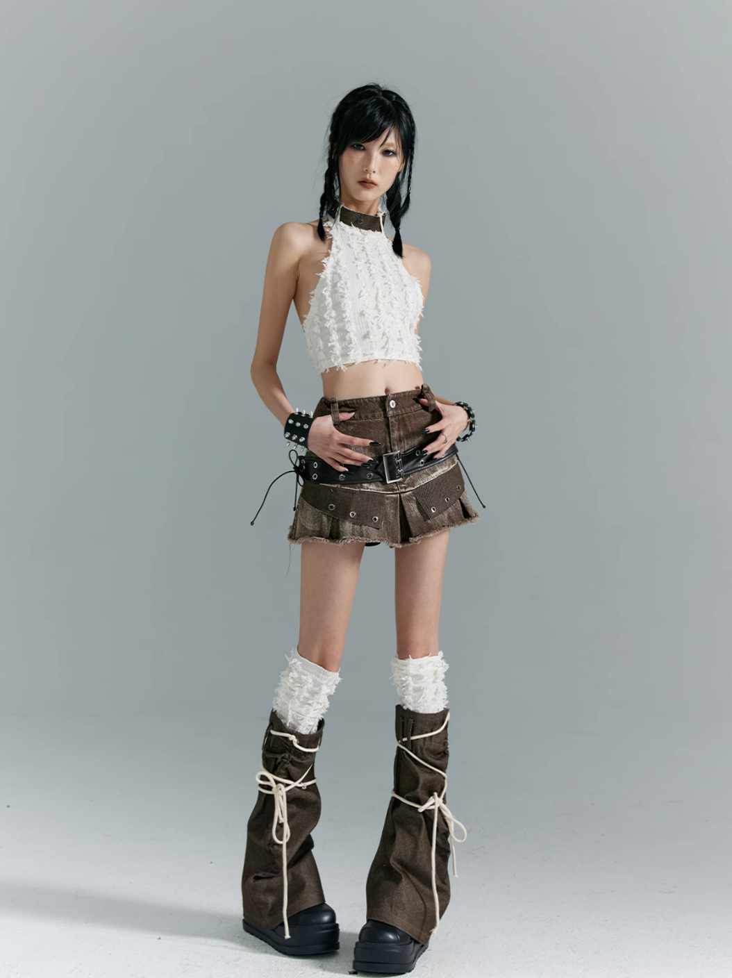 Frustration Garden Gothic Punk Cargo Shorts