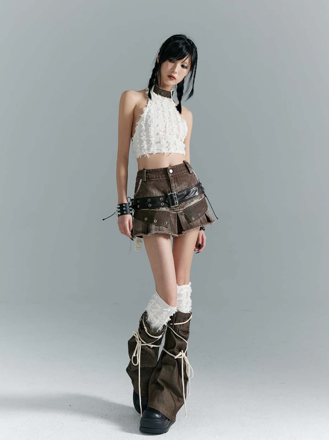Frustration Garden Gothic Punk Cargo Shorts