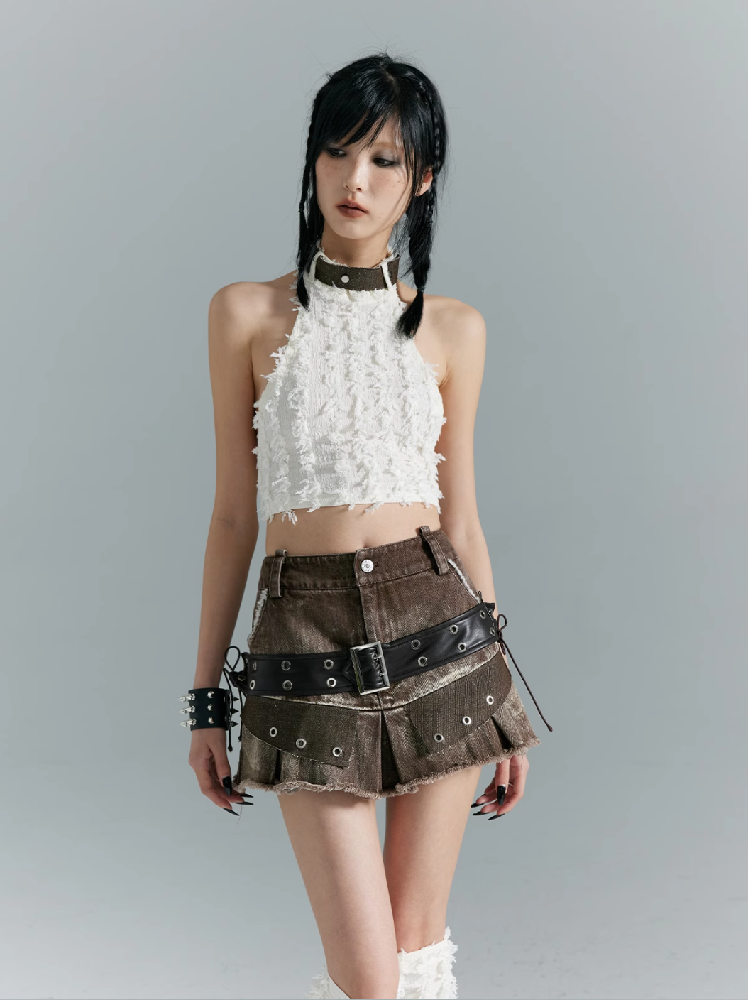Frustration Garden Gothic Punk Cargo Shorts