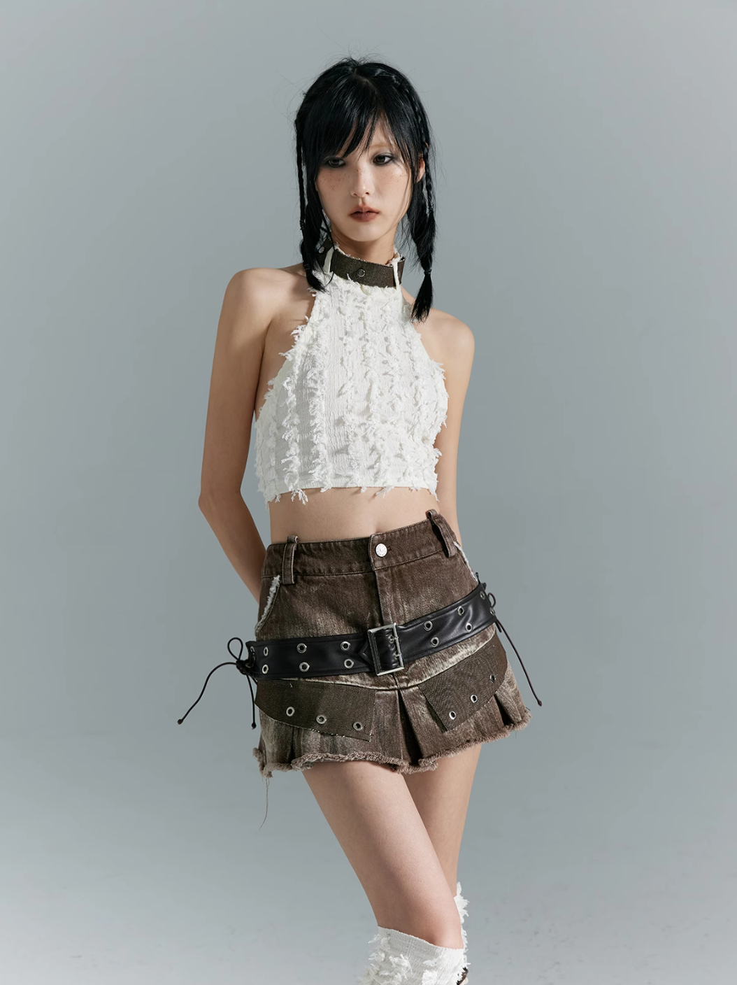 Frustration Garden Gothic Punk Cargo Shorts