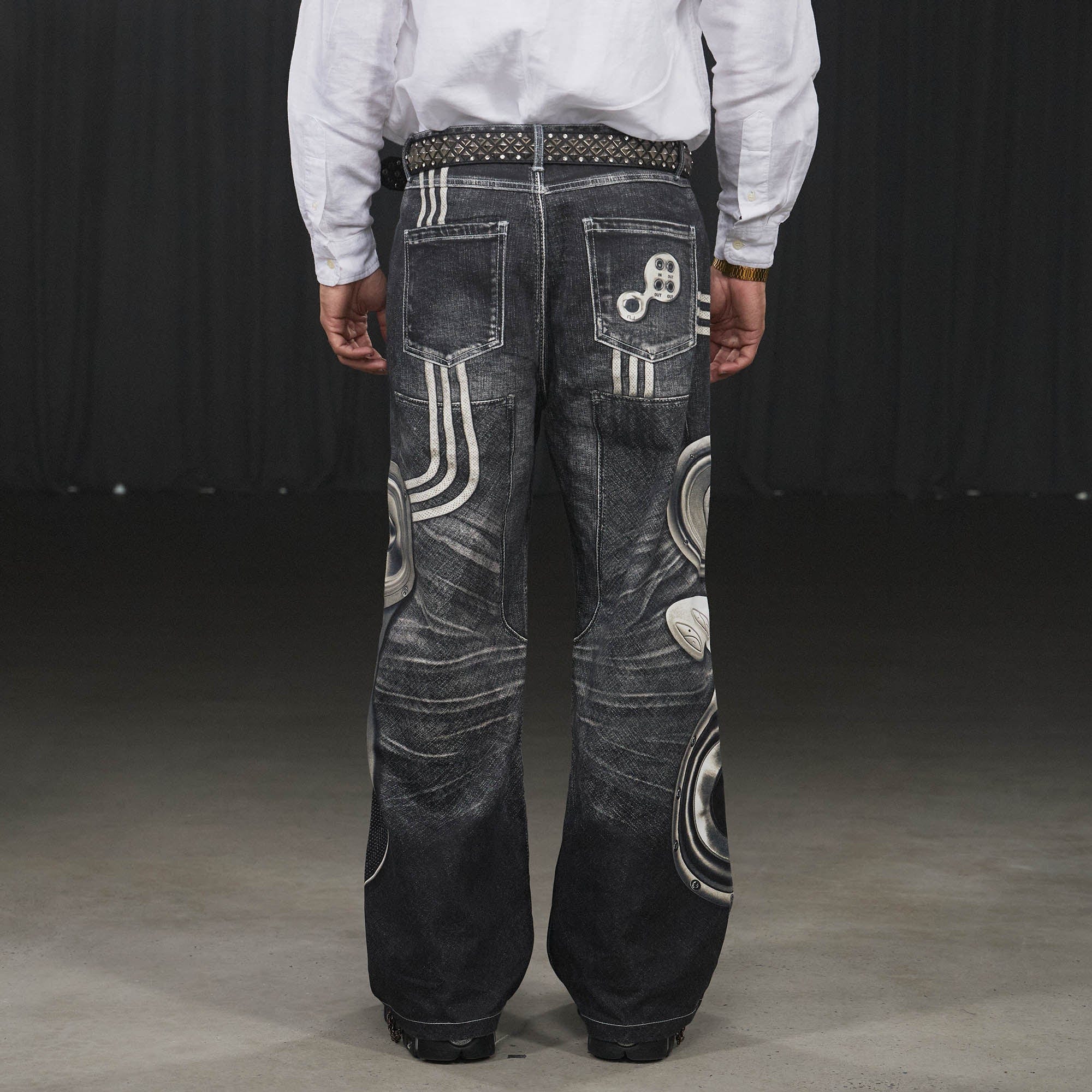 오디오 테크 청바지