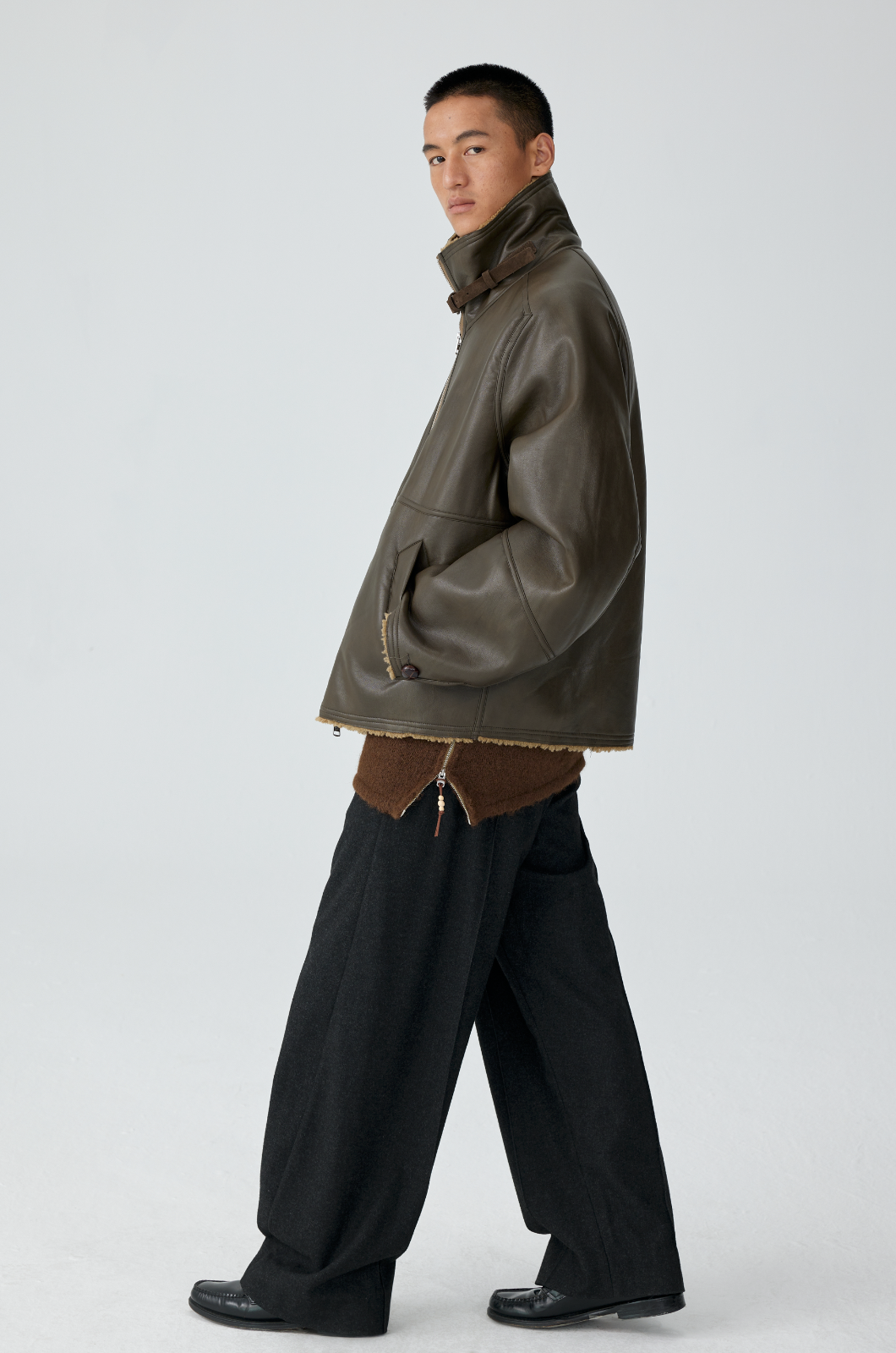 Black Wide Leg Formal Pants