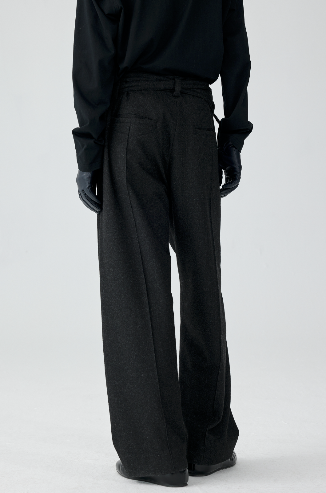 Black Wide Leg Formal Pants