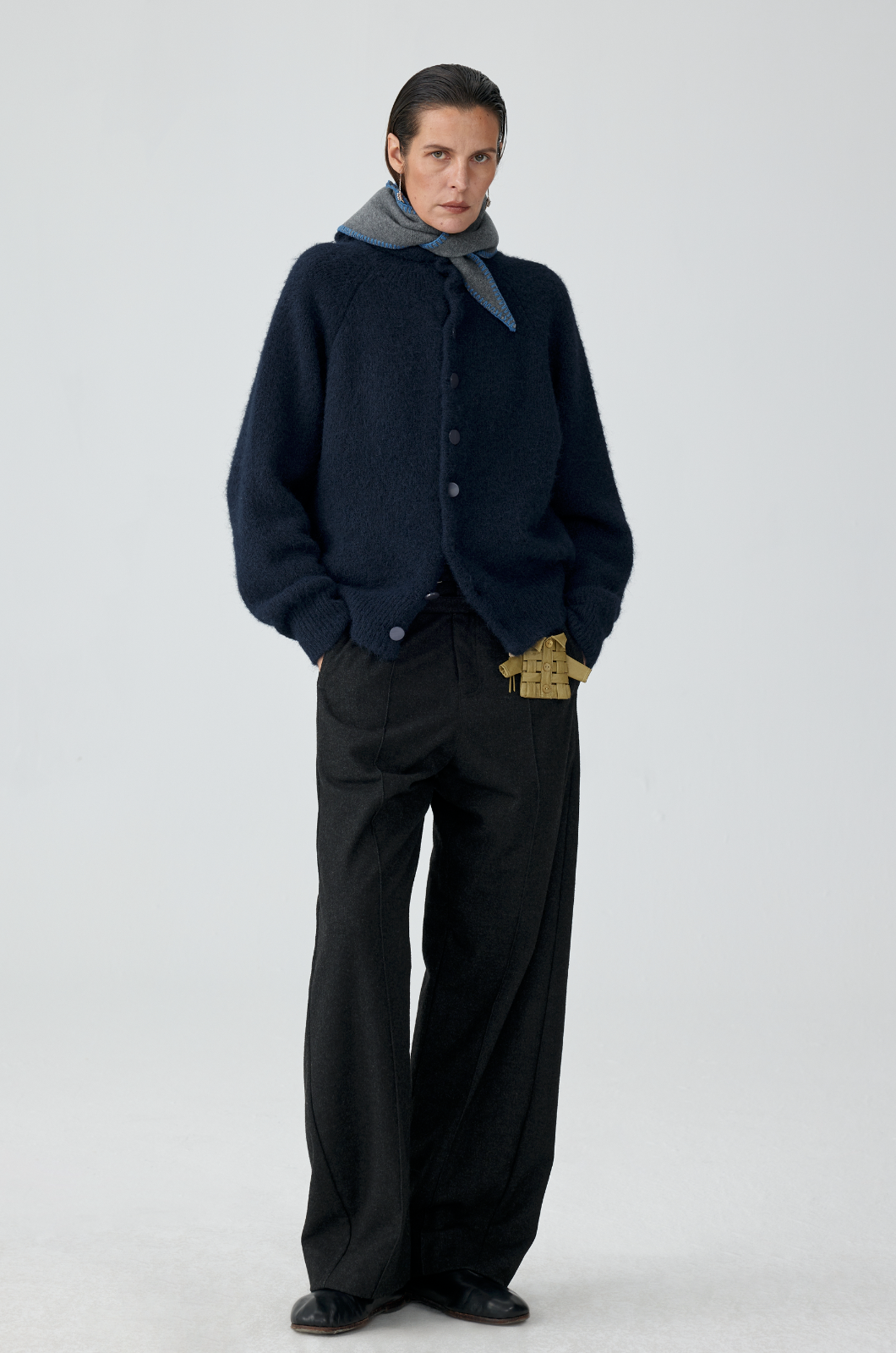Black Wide Leg Formal Pants