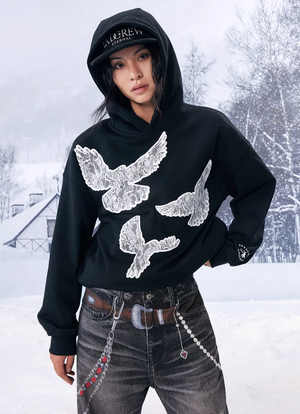 The Lace Dove Statement Hoodie