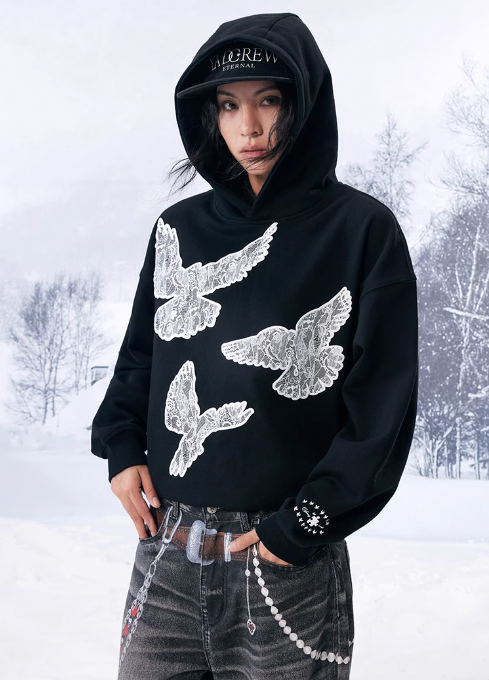 The Lace Dove Statement Hoodie