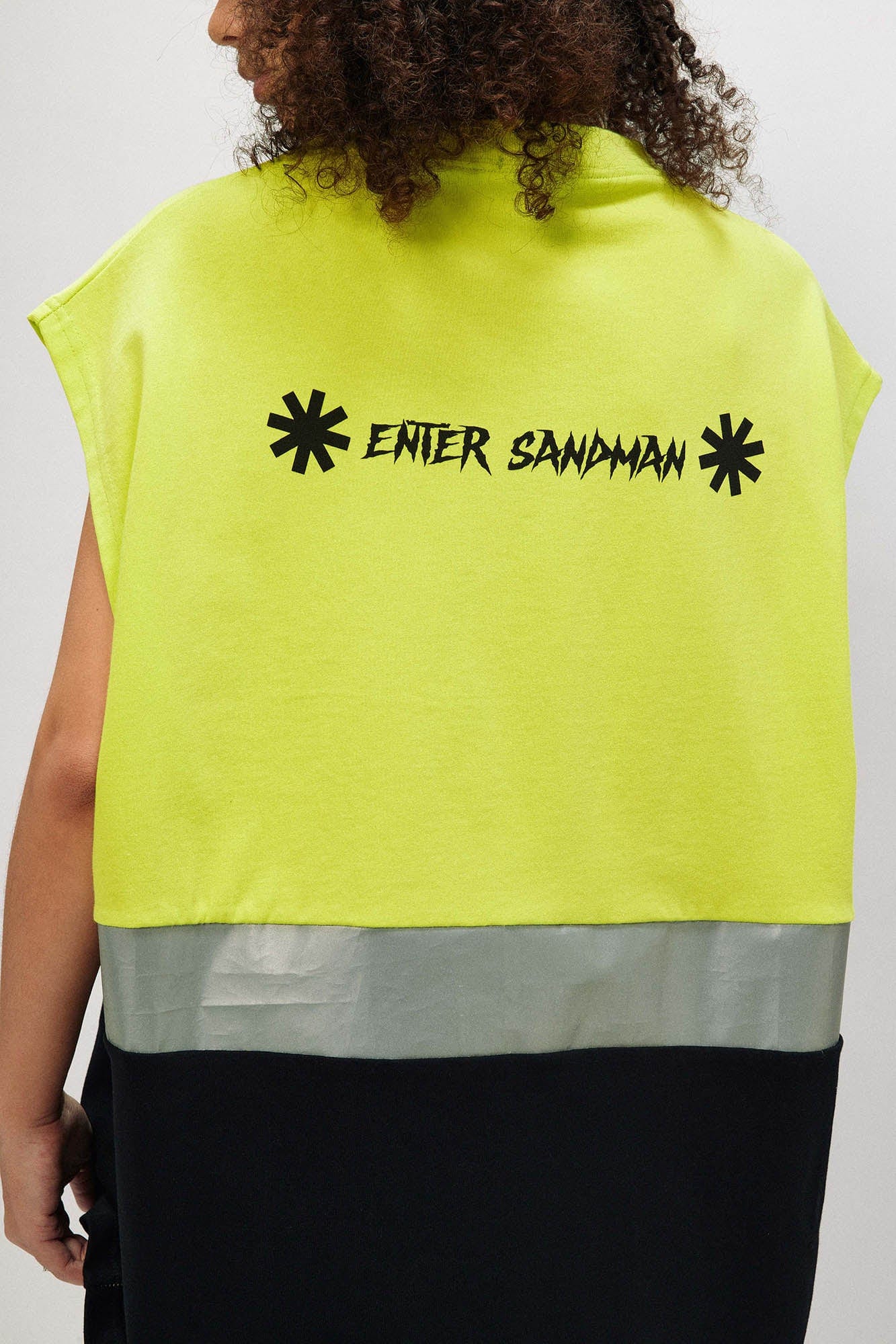 Camiseta de tanques de panel de neón