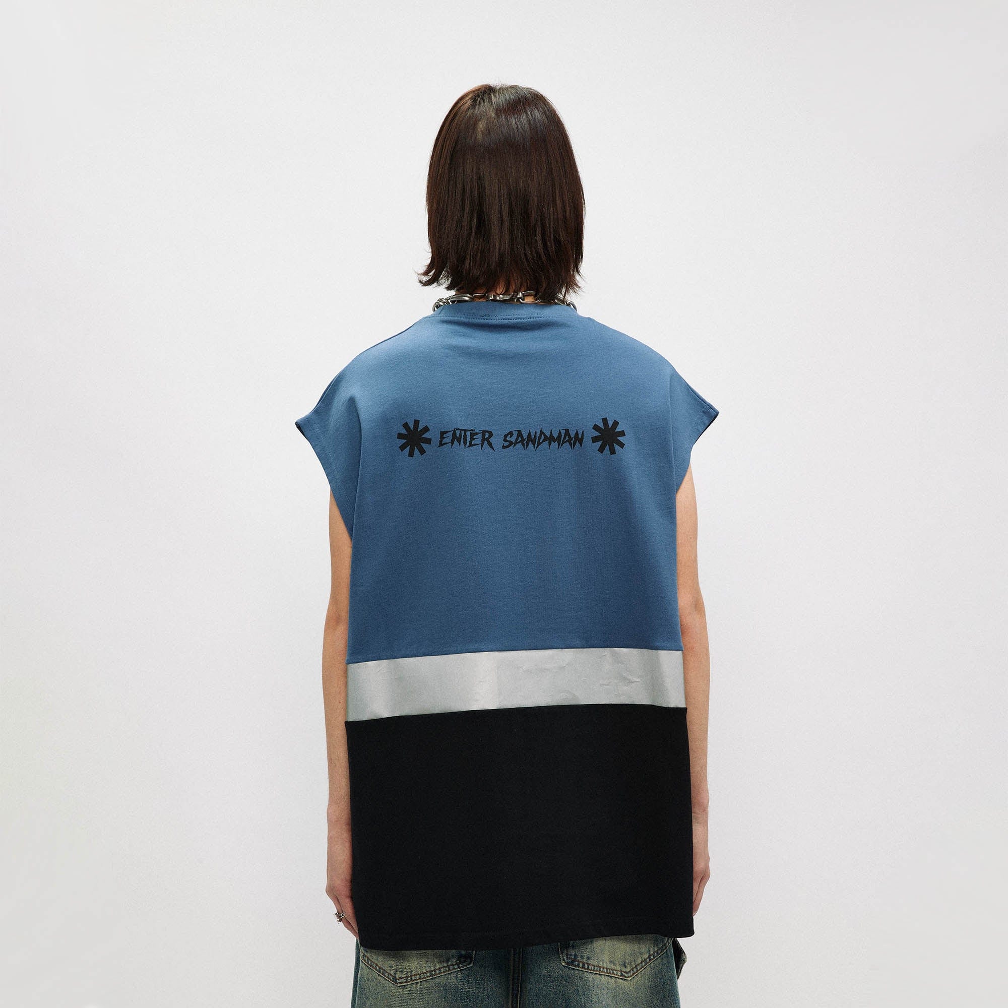 Camiseta de tanques de panel de neón