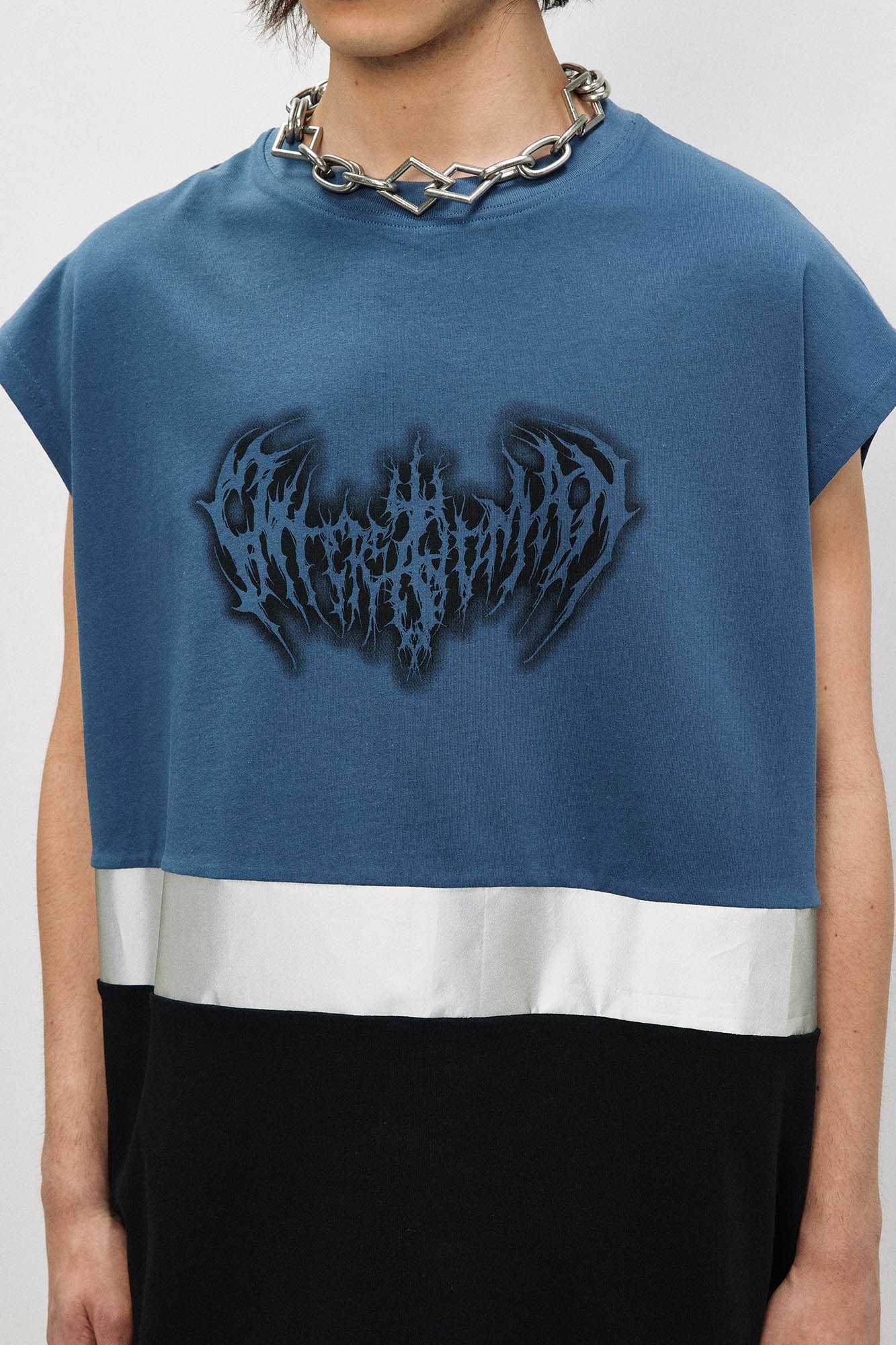 Camiseta de tanques de panel de neón