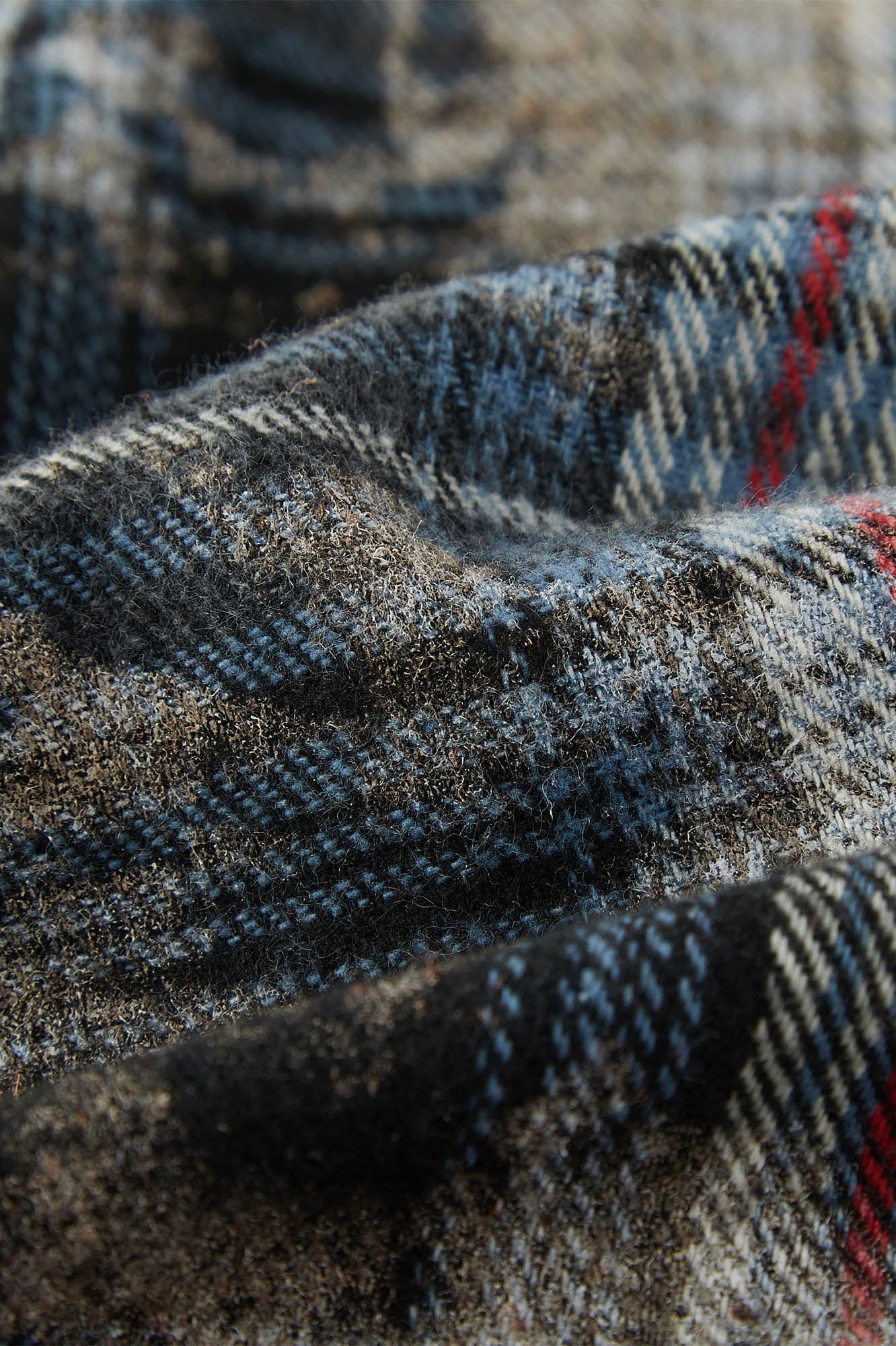 Plaid Draw String Track Shorts