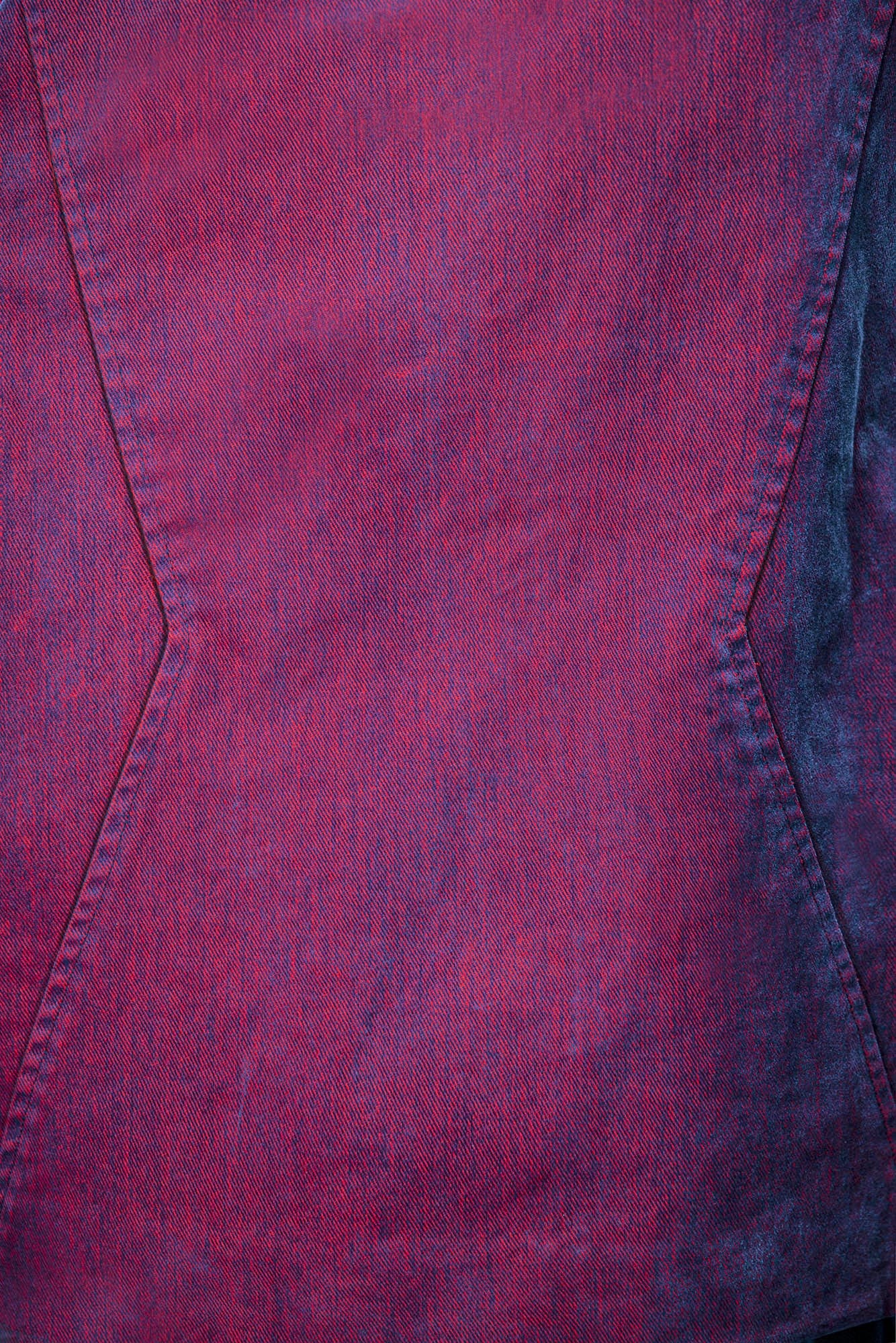 Chaqueta de bombardero táctico multi-zip rojo
