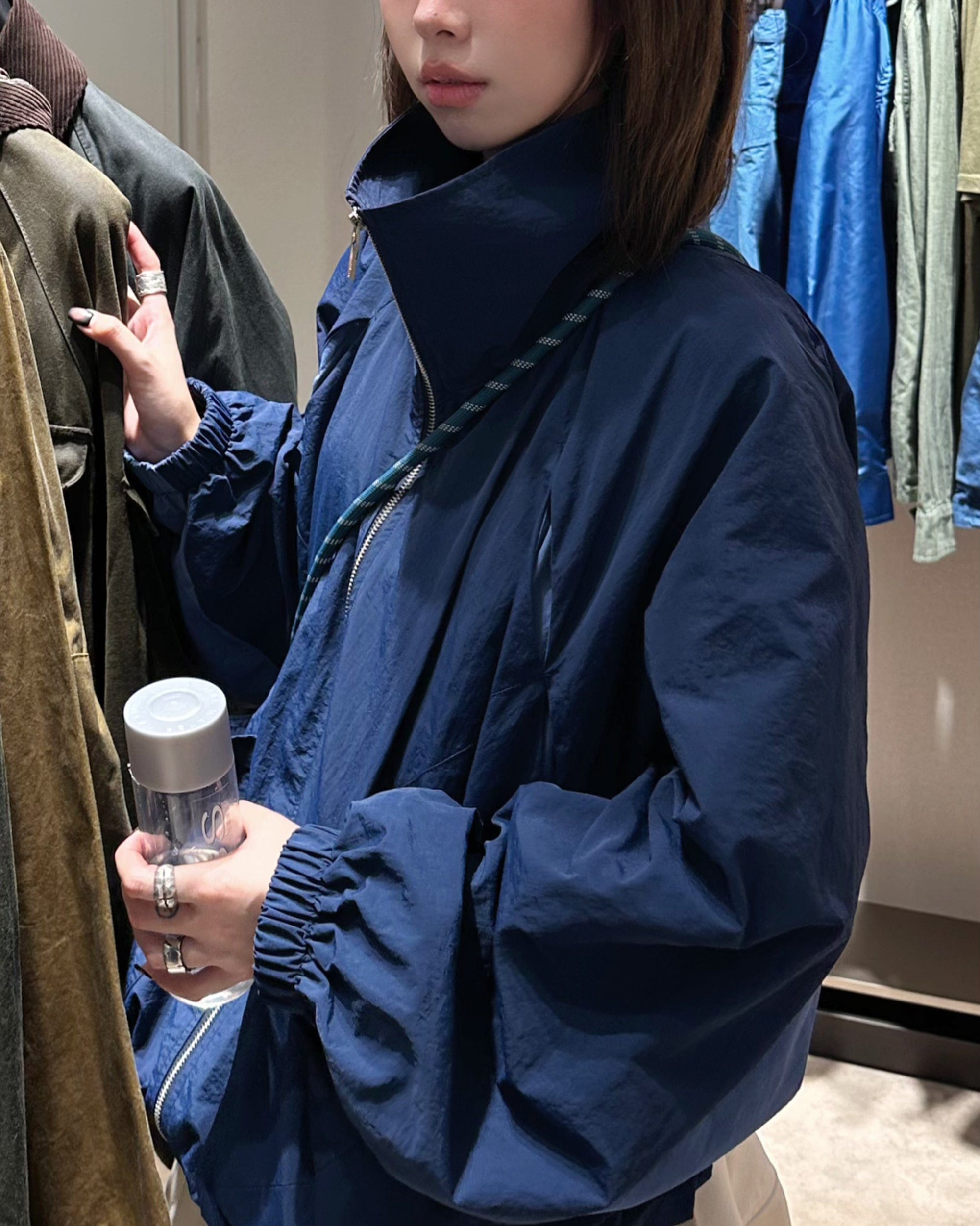 Marine -Track -Bomberjacke