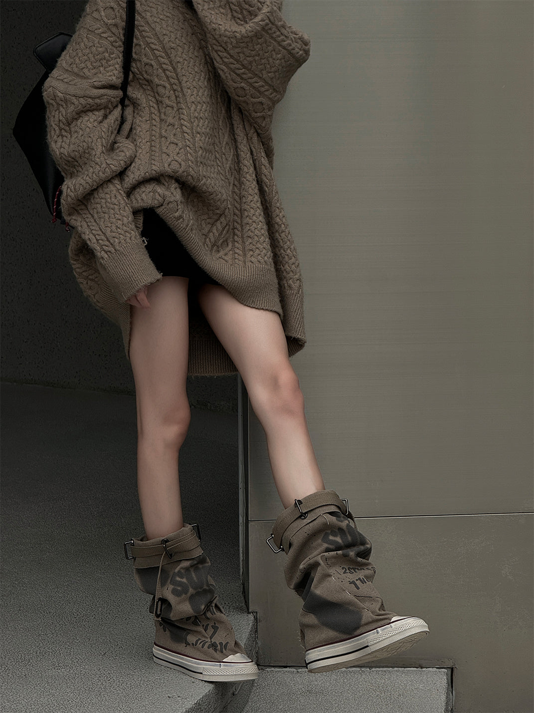 Desert Chunk Platform Tall Boots
