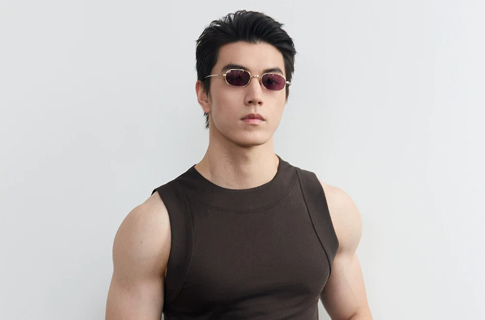 Ribbed High-Neck Fitted Tank Top product view 4