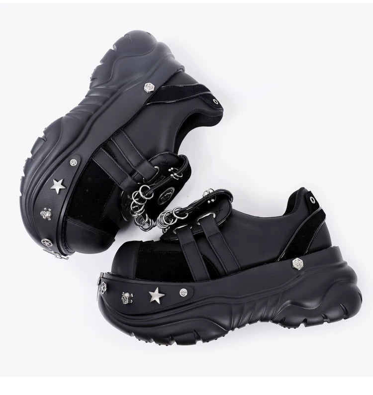 Ring-Strap Chunky Platform Shoes product view 4