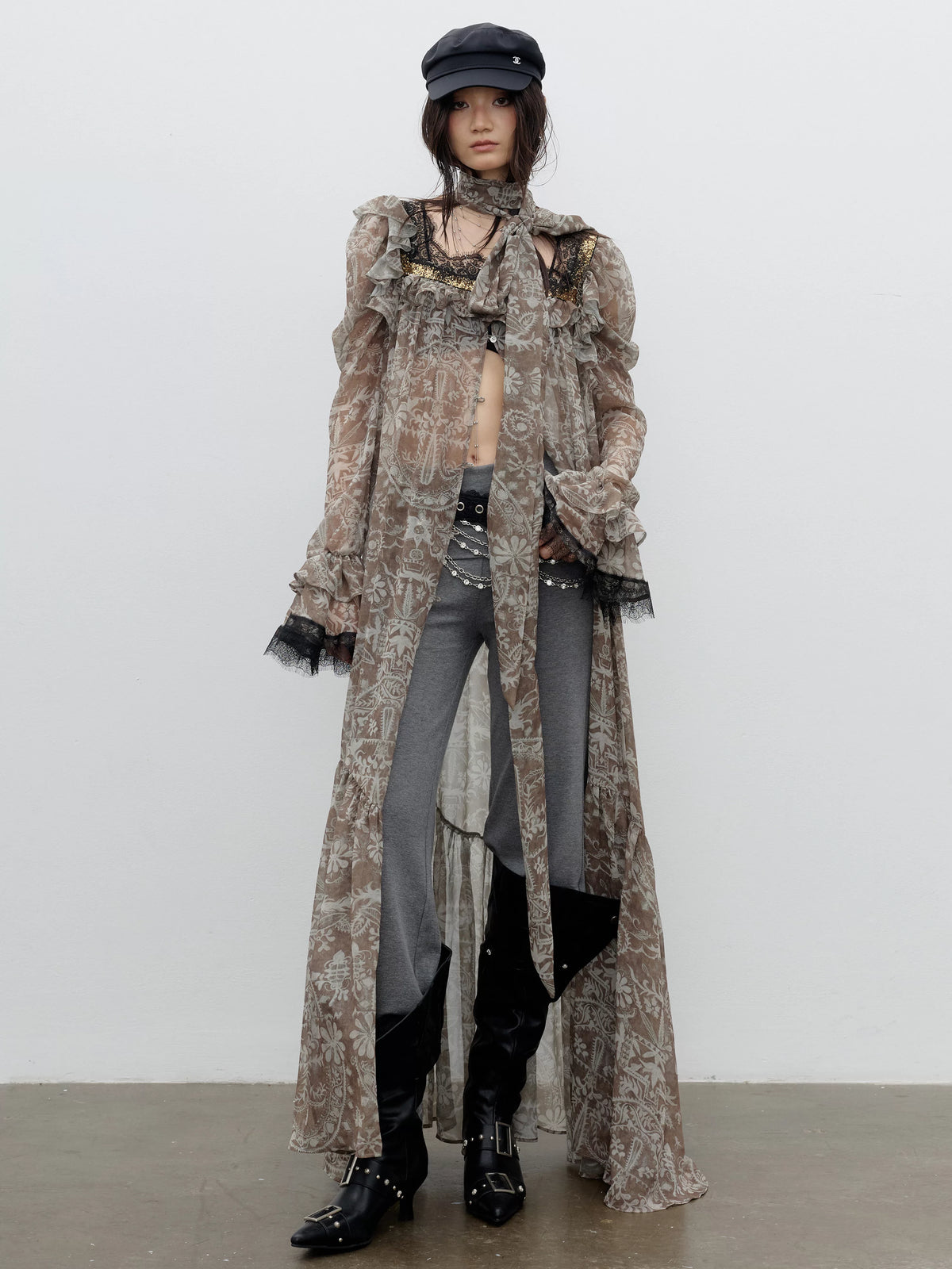 Bohemian Floral Button-Front Maxi Dress product view 2