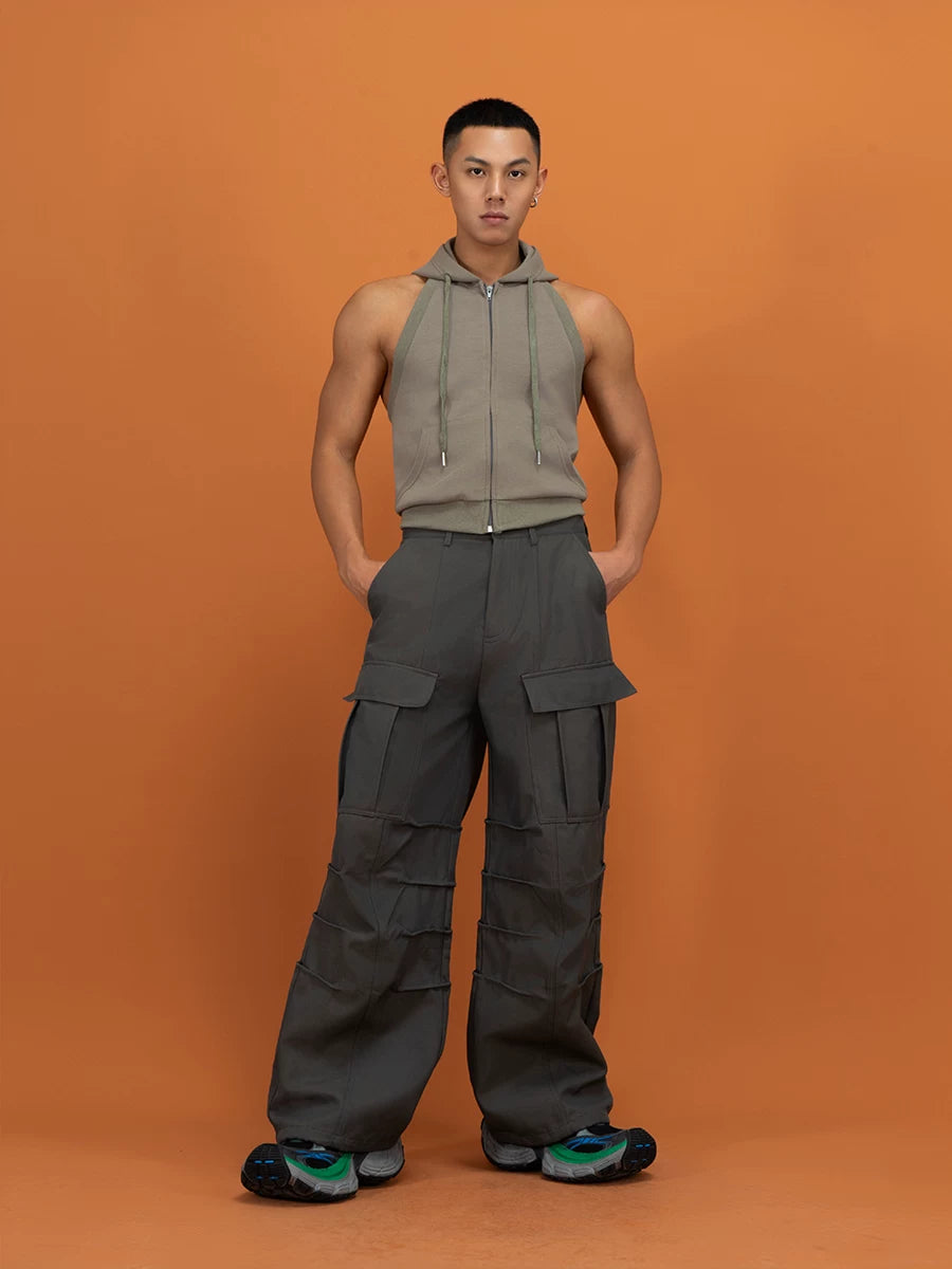 Open-Back Hooded Zip Tank product view 5