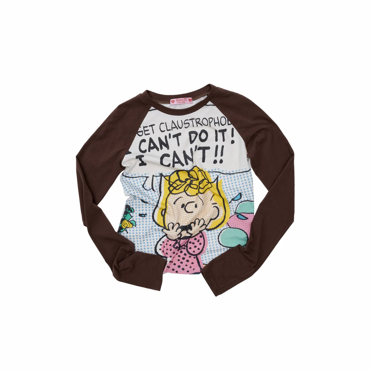 Comic-Graphic Raglan Stretch T-Shirt product view 6