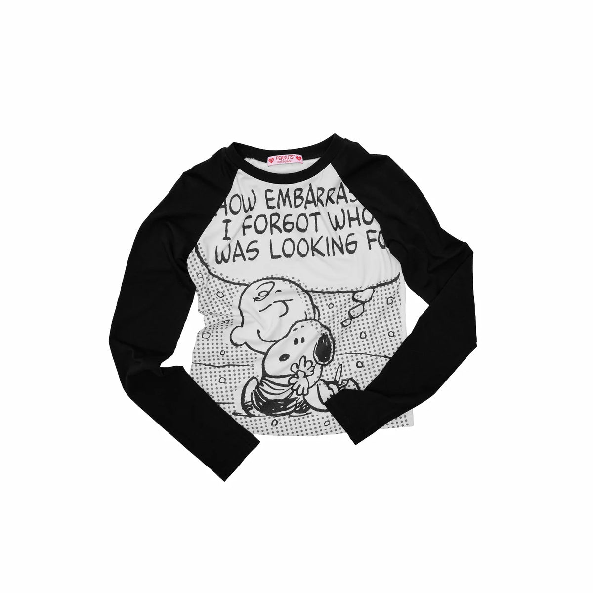 Comic-Graphic Raglan Stretch T-Shirt product view 4