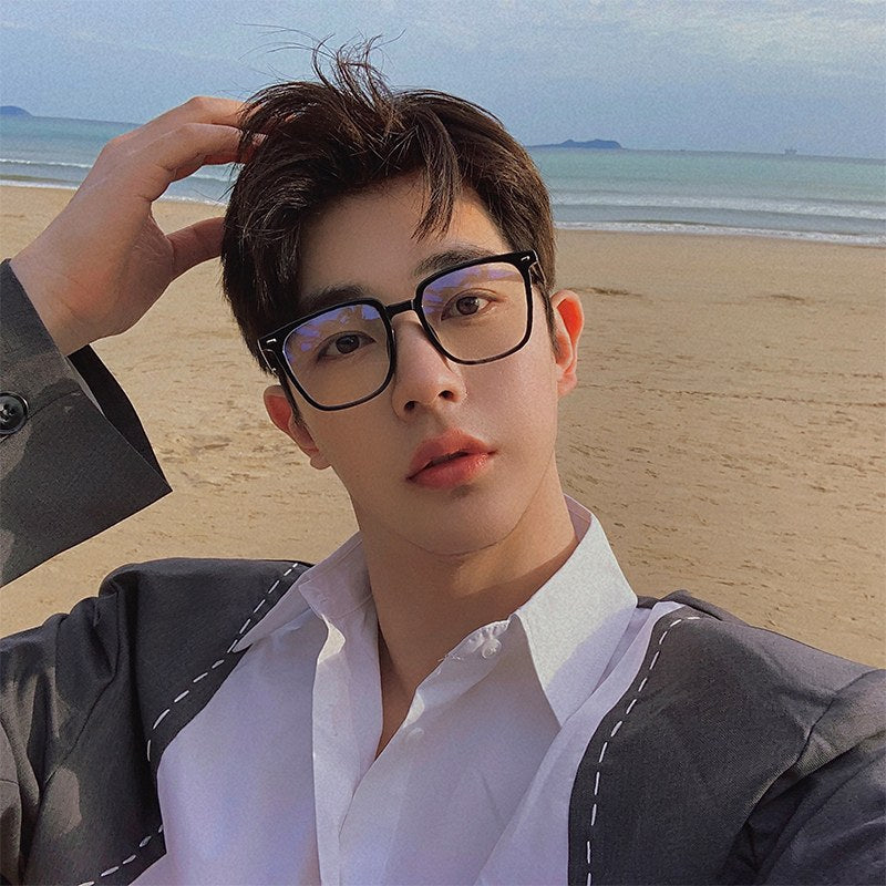 Oversized Square Blue-Light Glasses