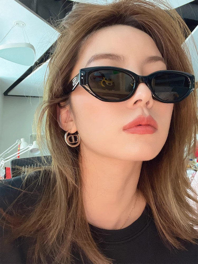 Slim Cat-Eye UV Sunglasses