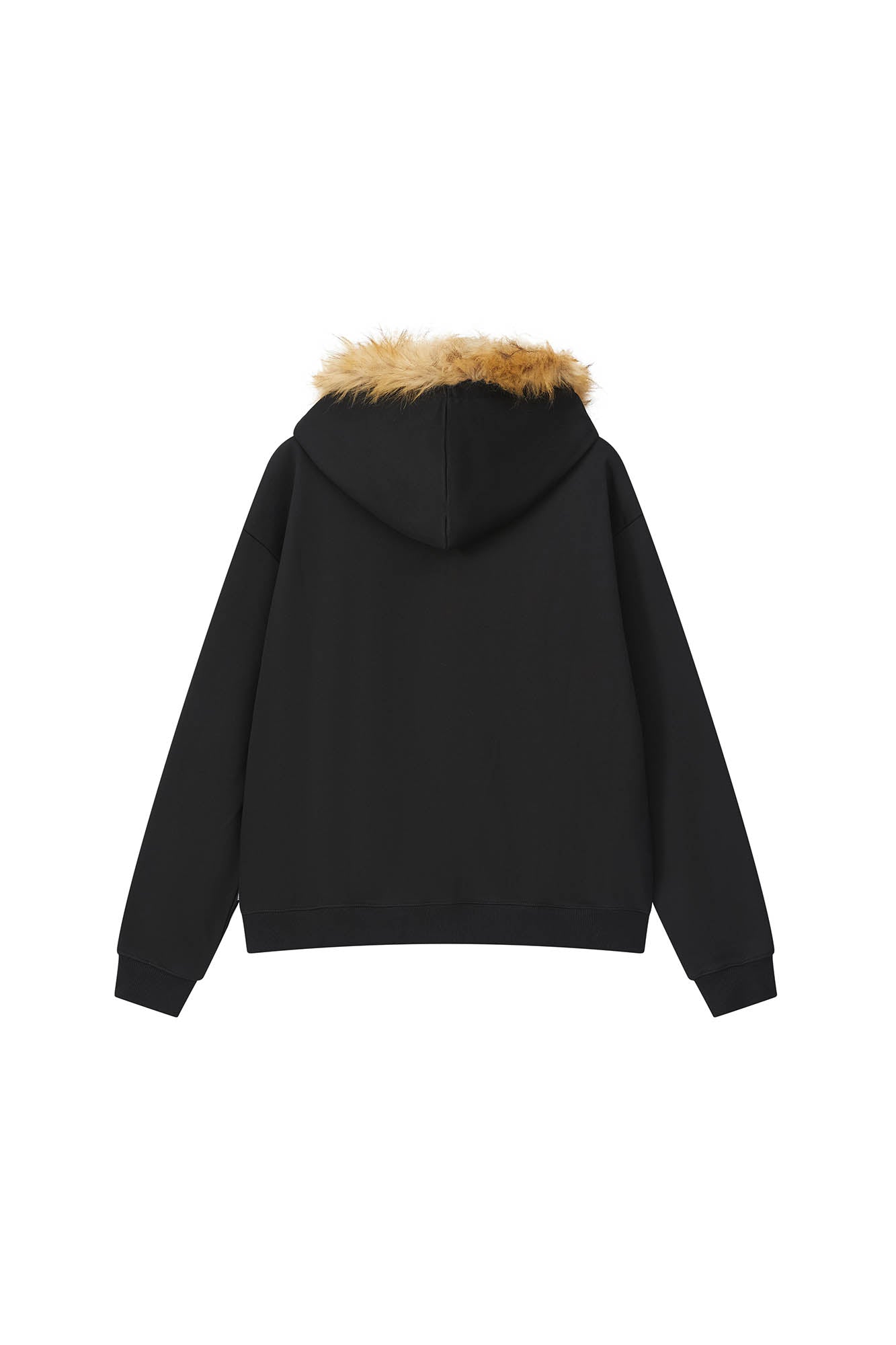Gothic Cross Pelz Hoodie Jacke