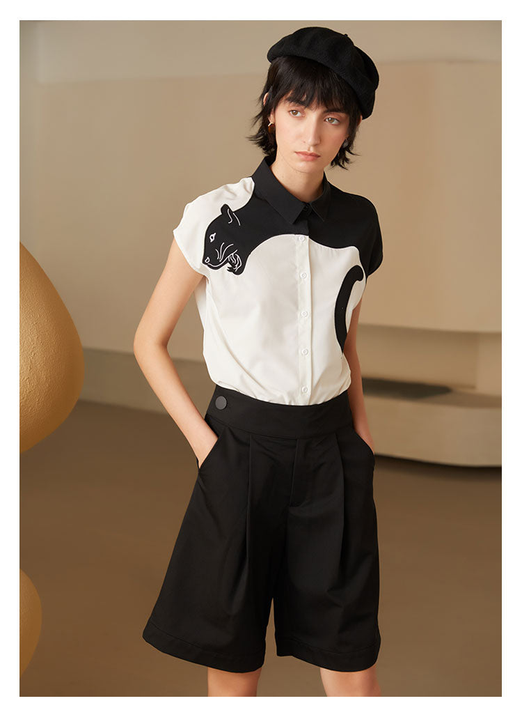 Blusa bordada de Panther Grace