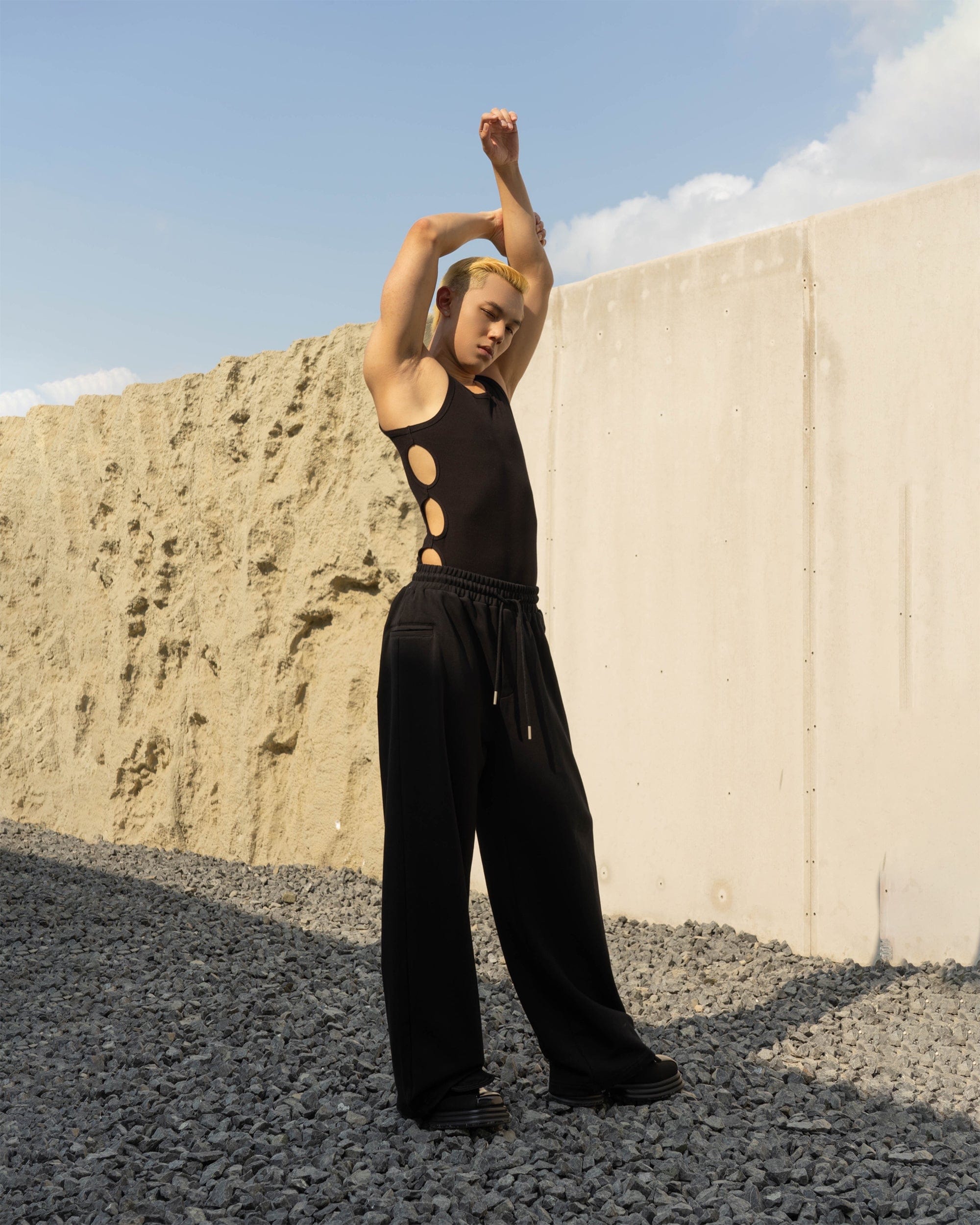 Tank Top with Side Cut-Outs