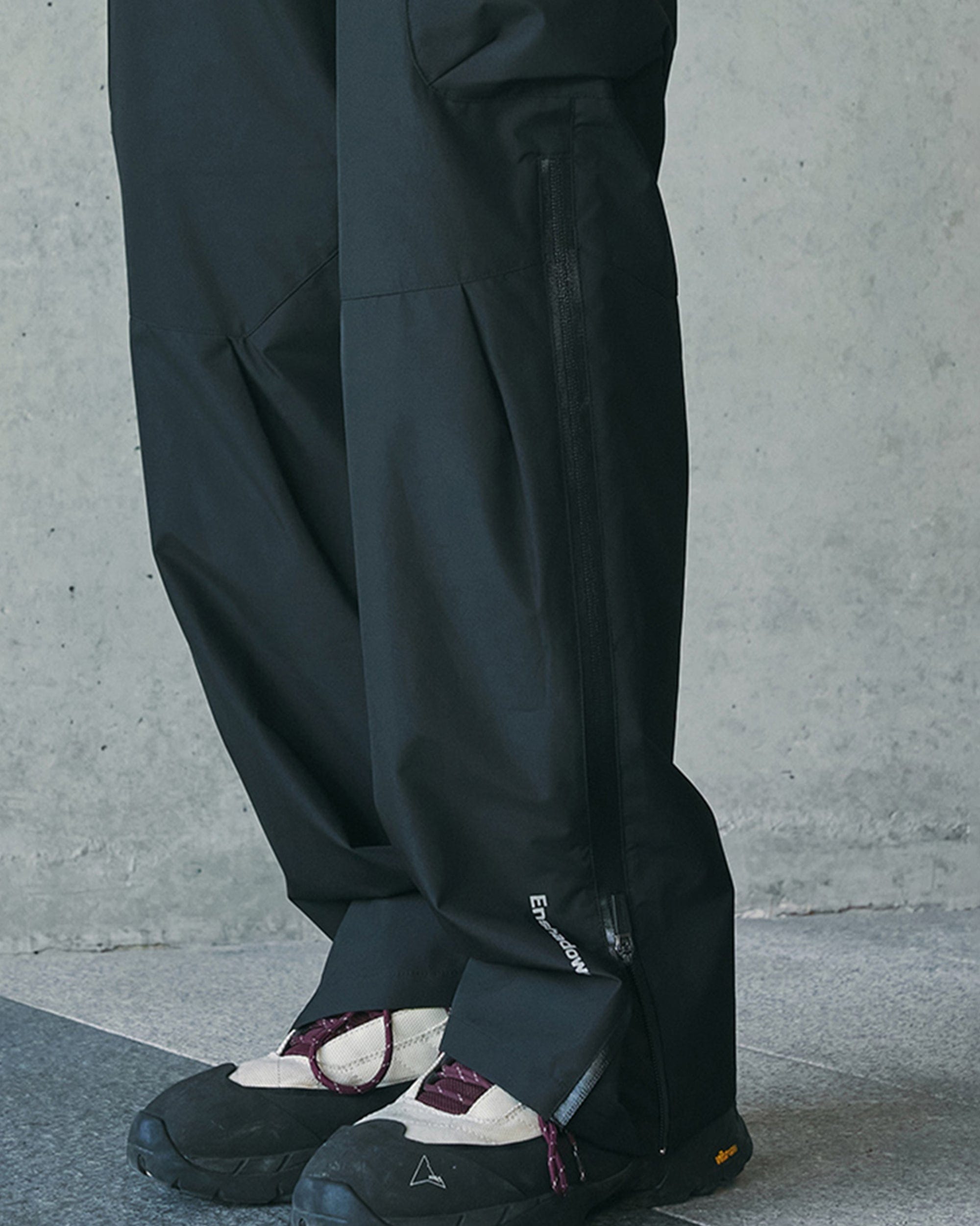 Pantalon cargo épissé plissé utilitaire