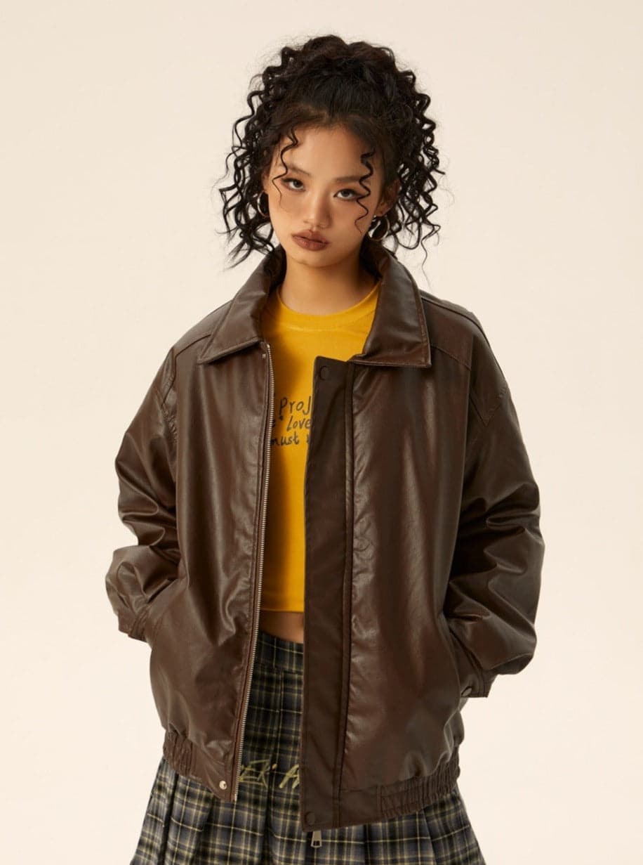 Maillard Premium Leather Jacket - chiclara