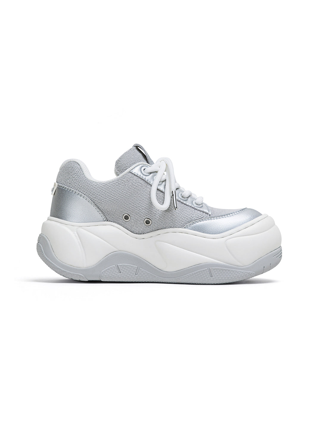 Black WiFi 2.0 Wave Canvas Platform Sneakers