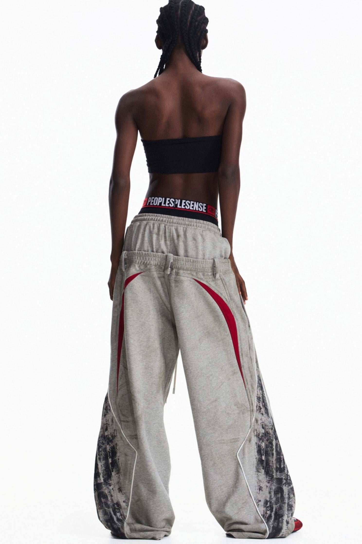 Men's Double-Waisted Sweatpants