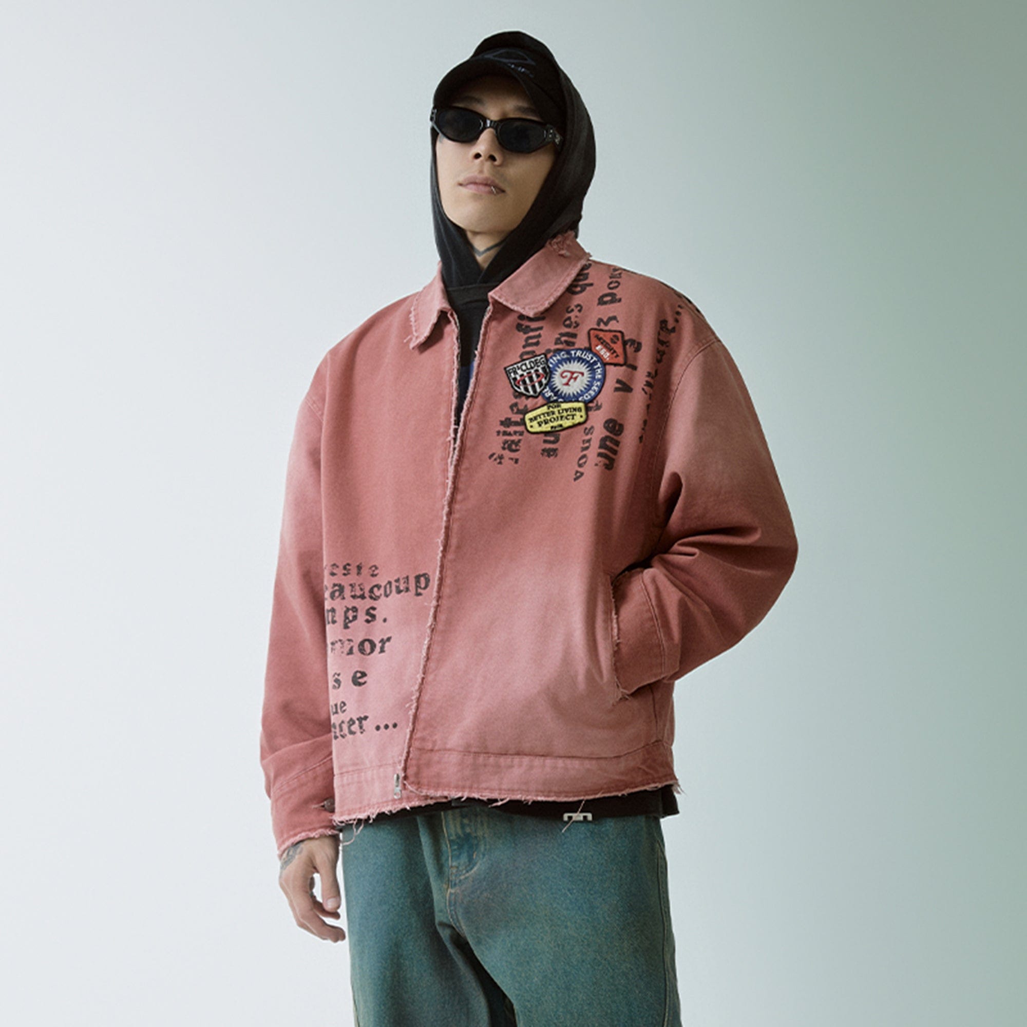 Chaqueta de mezclilla streetwear