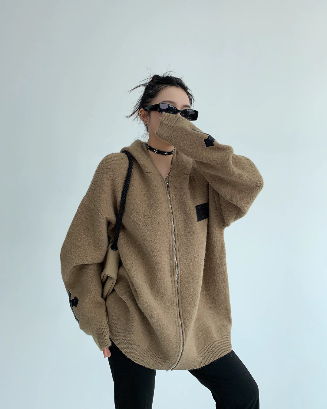 Halo Cross-Zip Hoodie