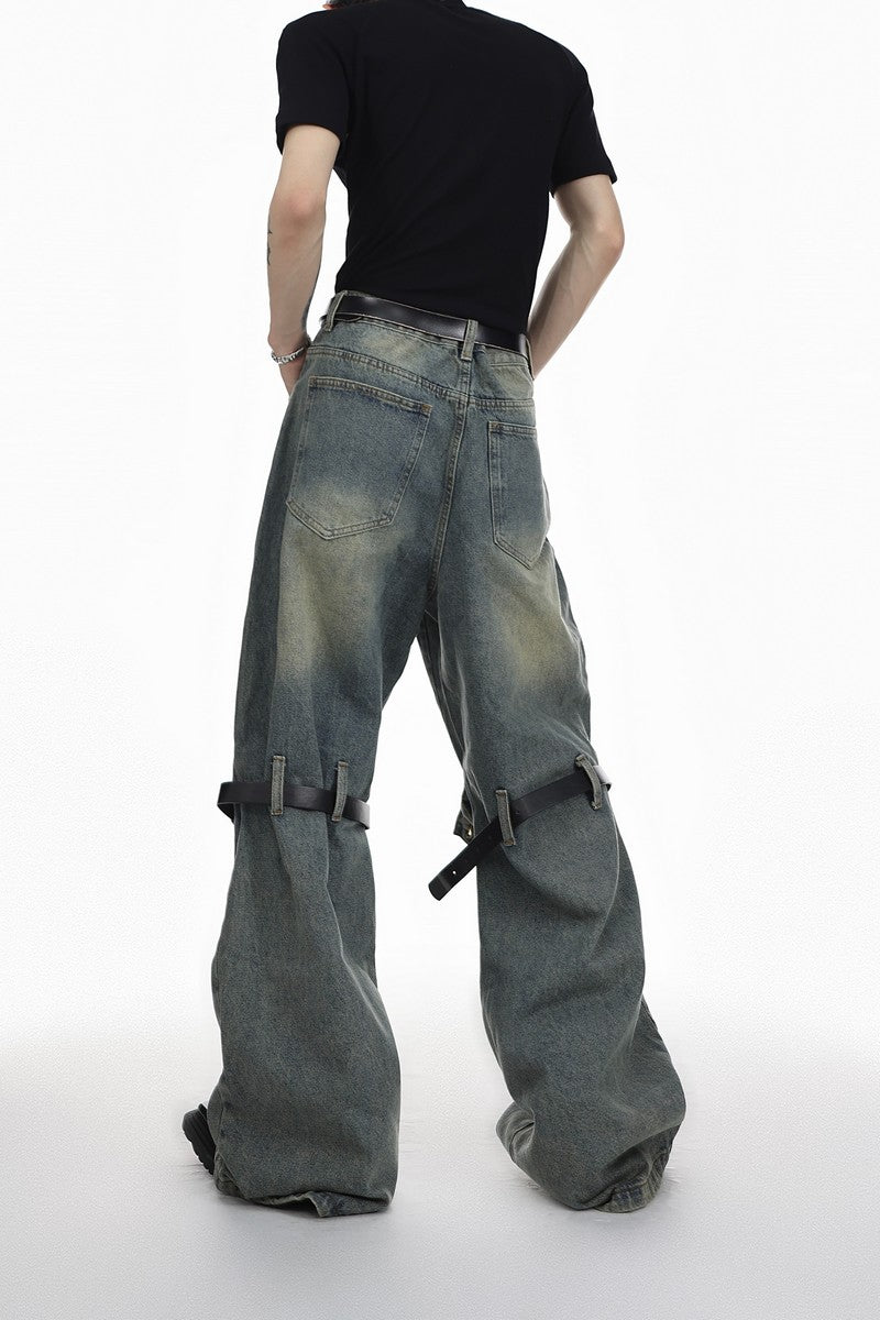 Double Belt Denim - chiclara