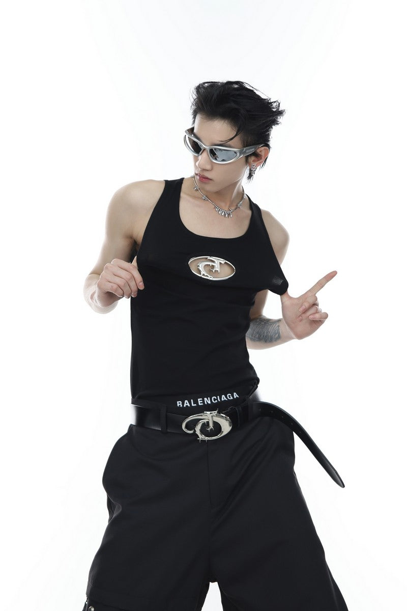 Vest Tee with Logo - chiclara