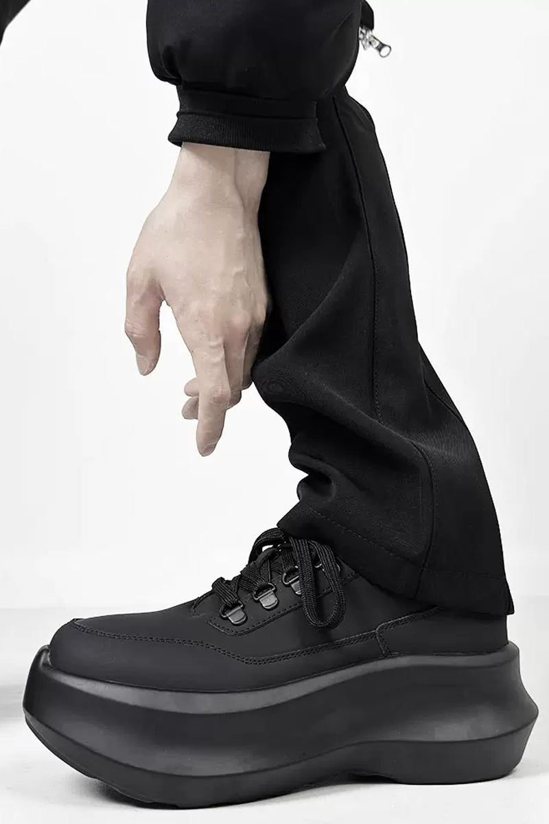 Platform Lace-Up Sneakers