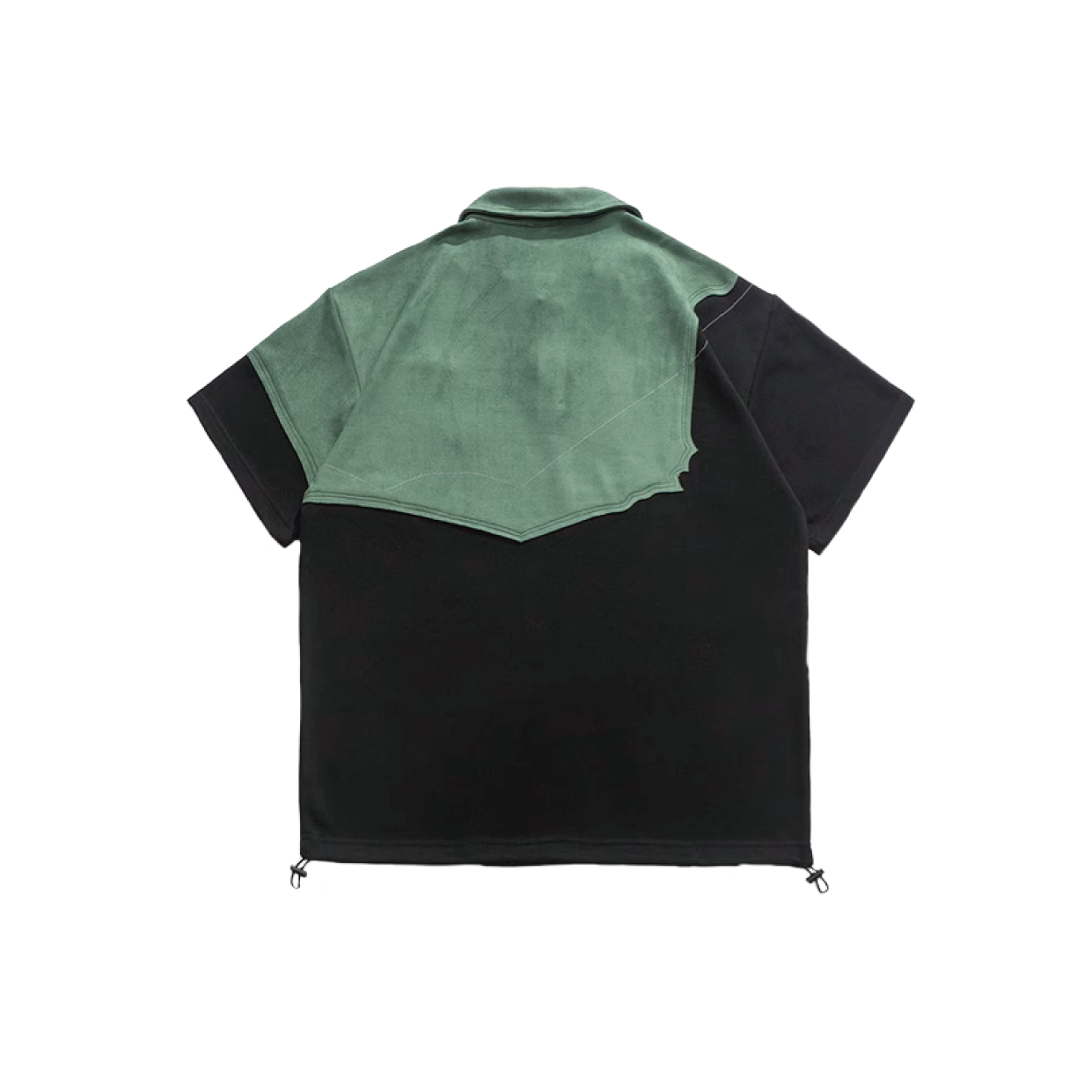 Polo de cuello dividido de dos tonos