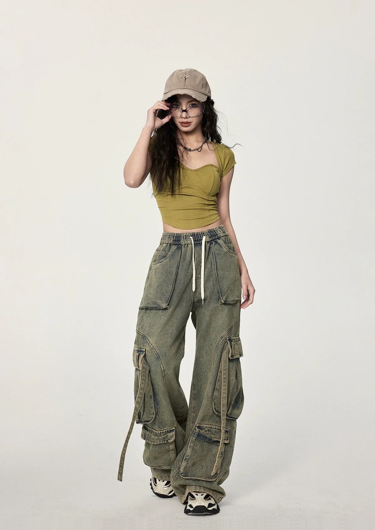 Twisted Open Back Crop Top