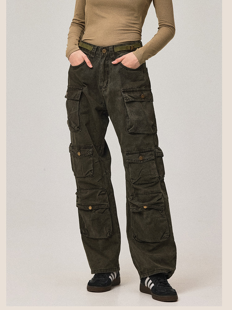 Pantalon à jambes larges occasionnels en vrac hip-hop