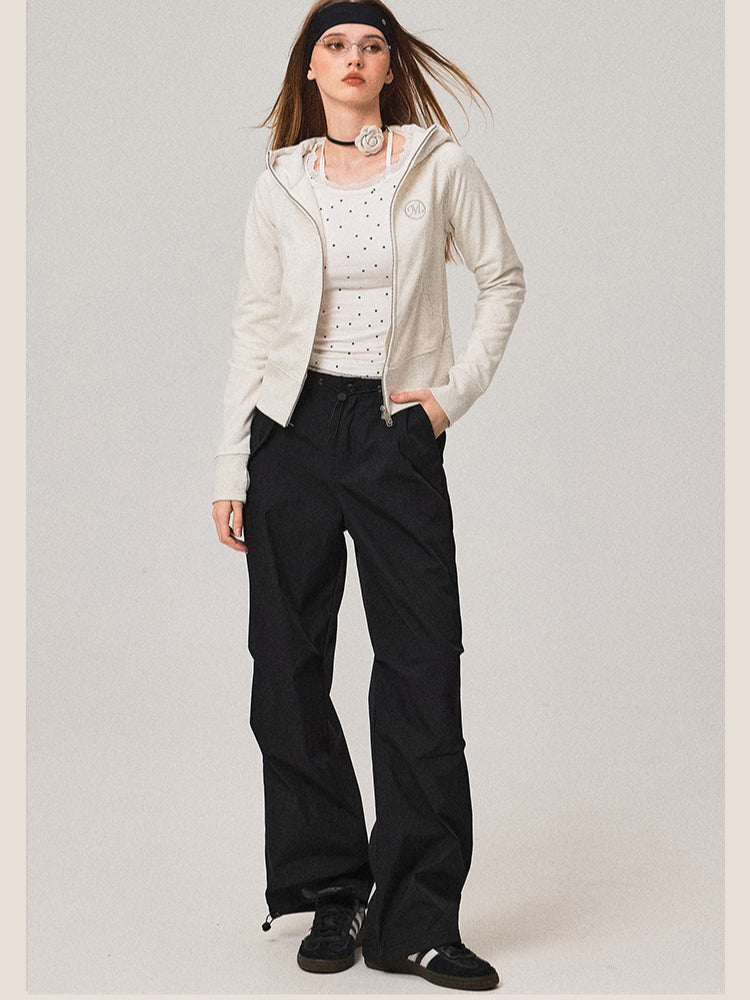 Cardigan sweat-shirt à capuchon